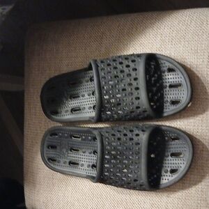 Men's Black Rubber Sandals
